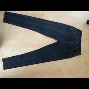 Charcoal black skinny jeans
